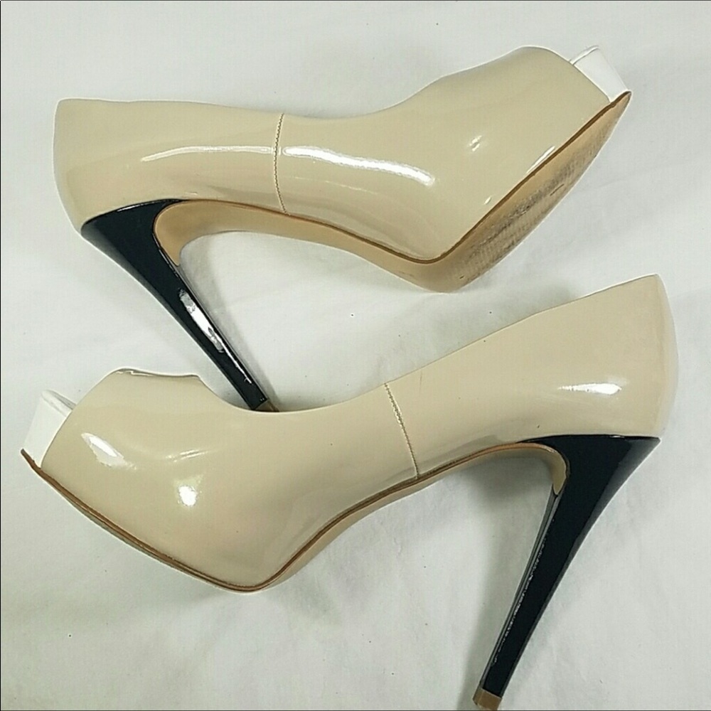 GUESS Platform Hugh Heel Shoes Size 9.5 - Picture 3 of 7